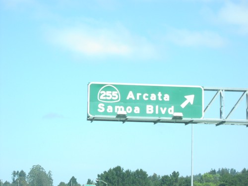 US-101 North at CA-255/Arcata Exit