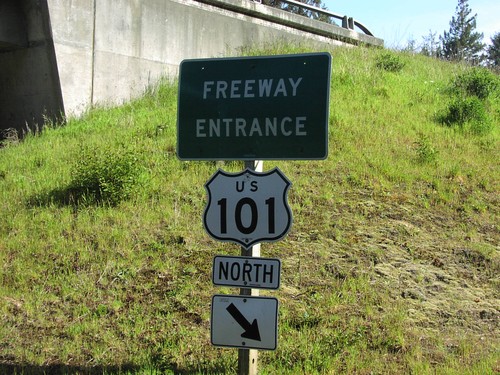 US-101 North Onramp at Patrick Point Rd