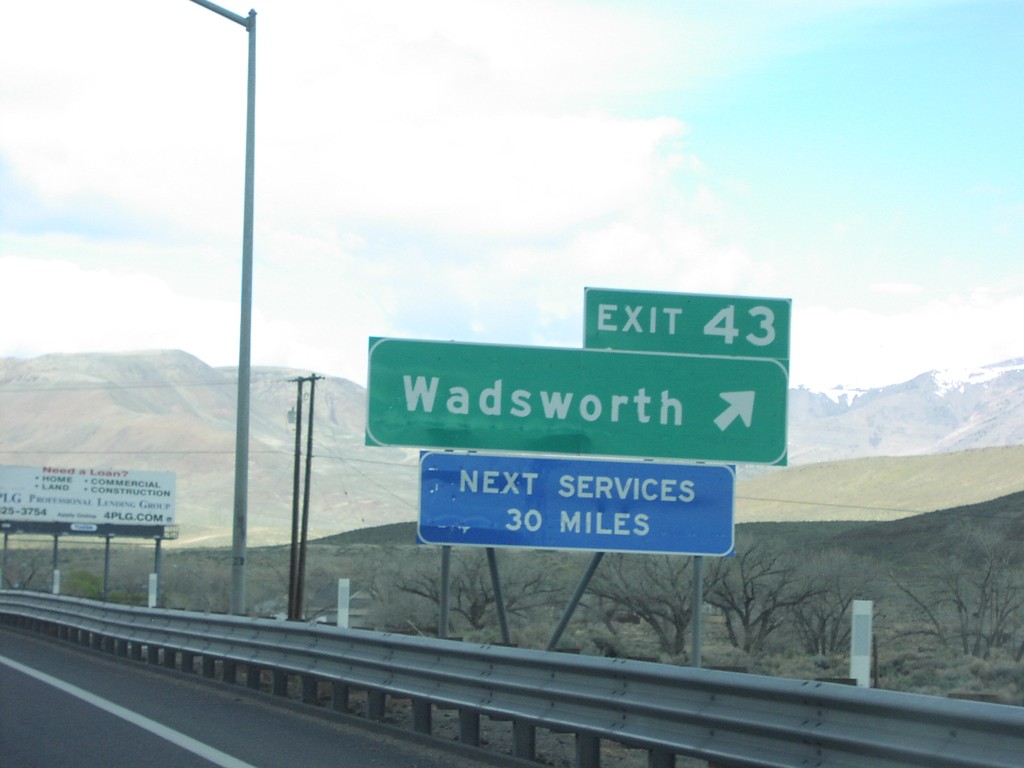 I-80 West Exit 43