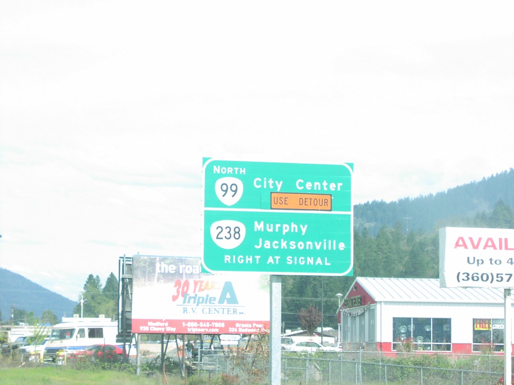 US-199 North at OR-99/OR-238