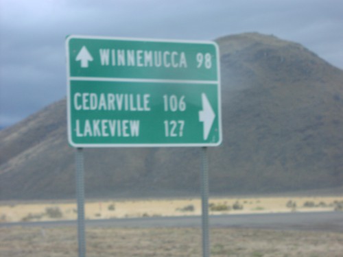 NV-292 South at NV-140