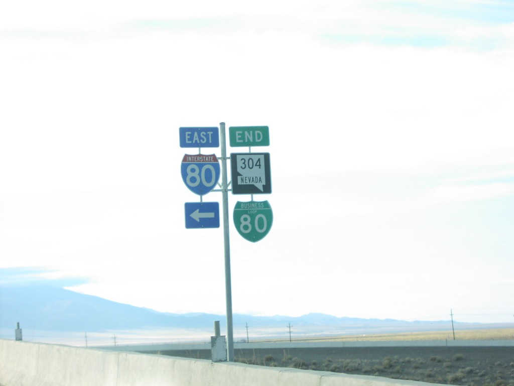 End NV-304/BL-80 East at I-80