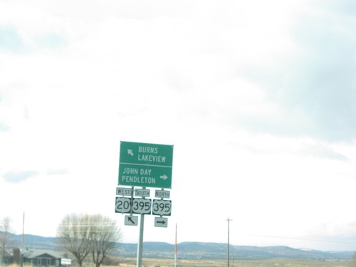 US-20 West at US-395 Jct.