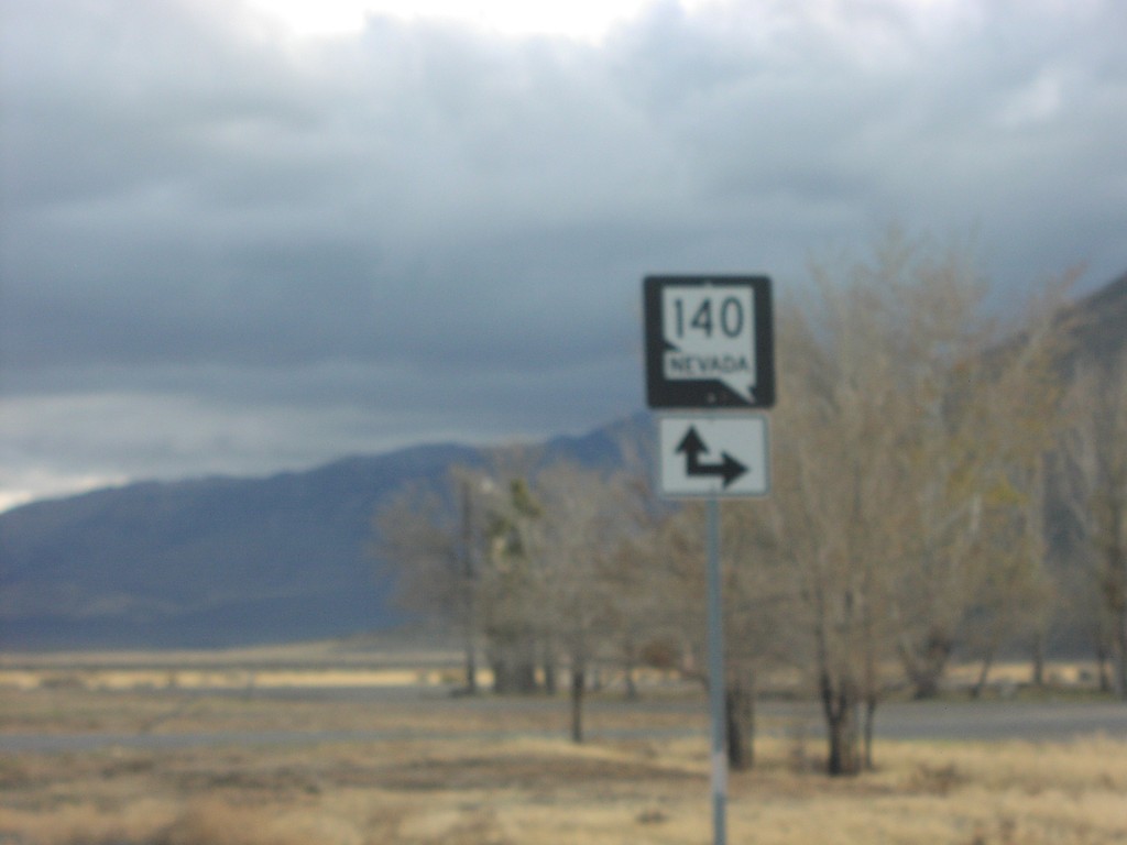 NV-292 South at NV-140