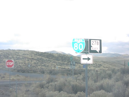 I-80 East Exit 279 Offramp at NV-278