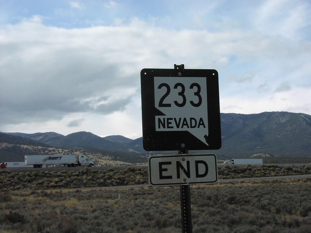 End NV-233 South at I-80