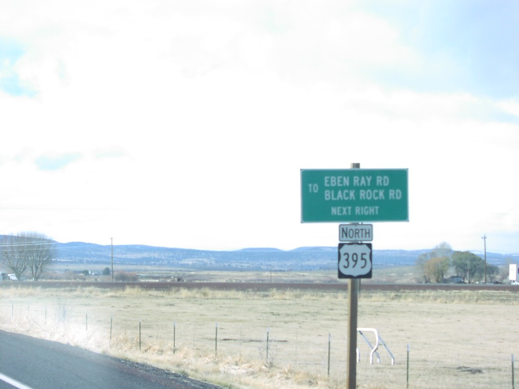 US-20 West at US-395 Jct.