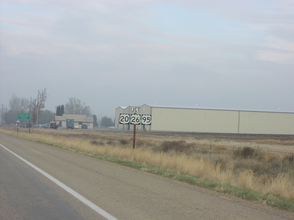 US-95 North/US-20/US-26 West Split