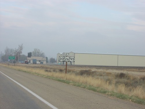 US-95 North/US-20/US-26 West Split