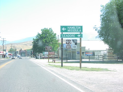 US-93 North at ID-28