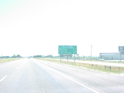 I-90 East - Billings Exits