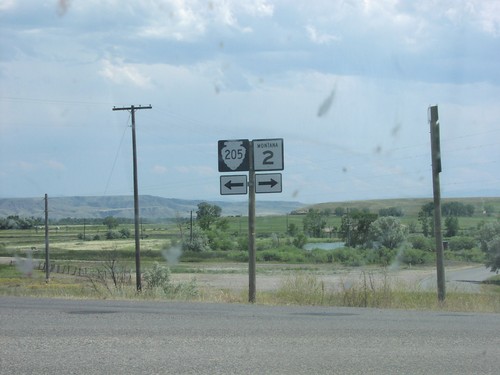 I-90 at Exit 278 Offramp at MT-2/MTS-205