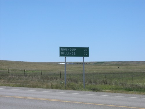 US-87 South Distance Marker