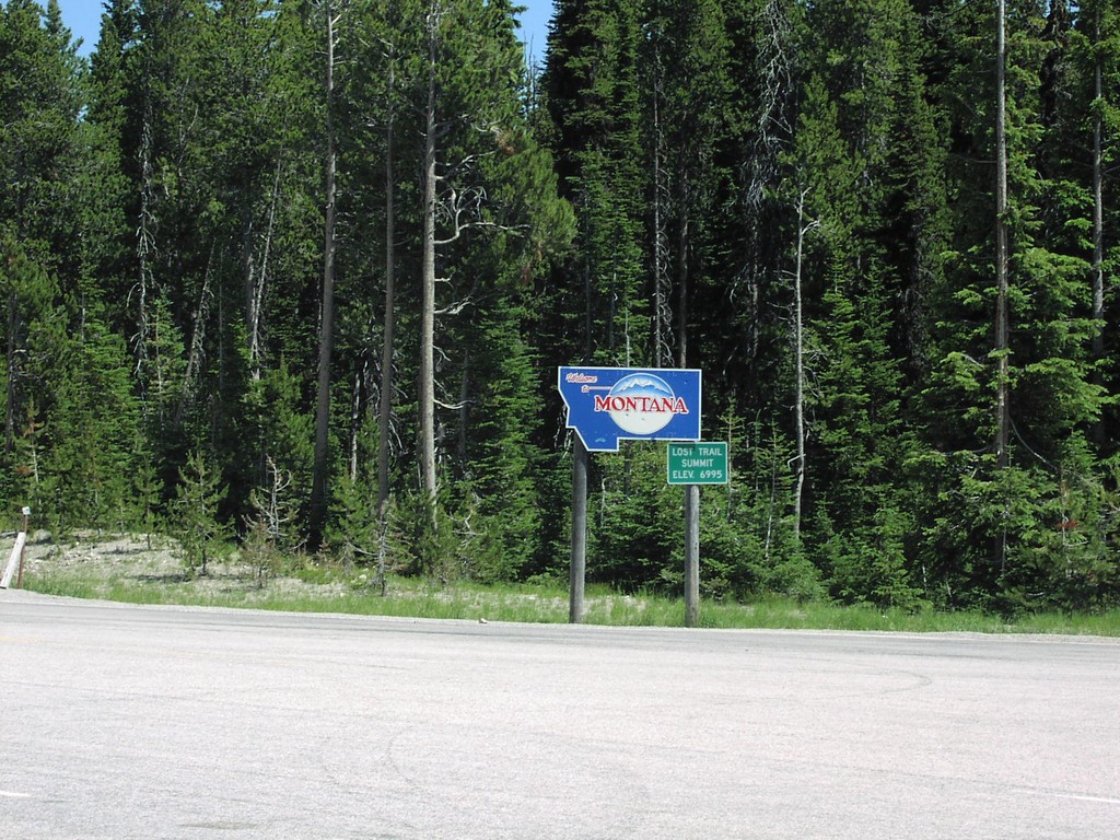 US-93 North - Welcome To Montana