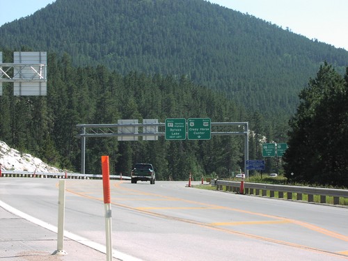 US-16/US-385 South at SD-87