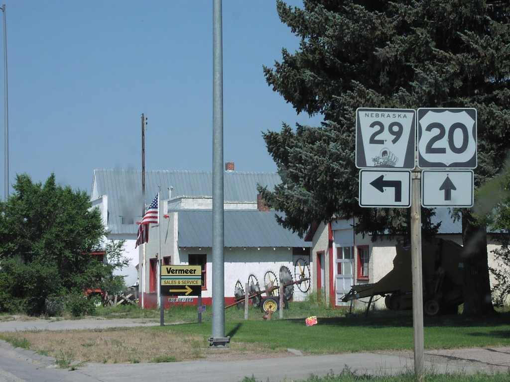 US-20 West at NE-29 South