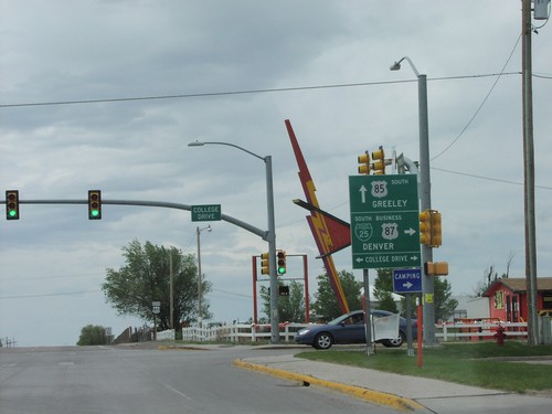 US-85 South at BL-25