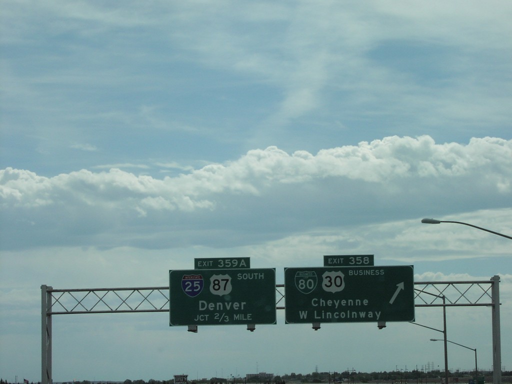 I-80 East Exits 358/359A