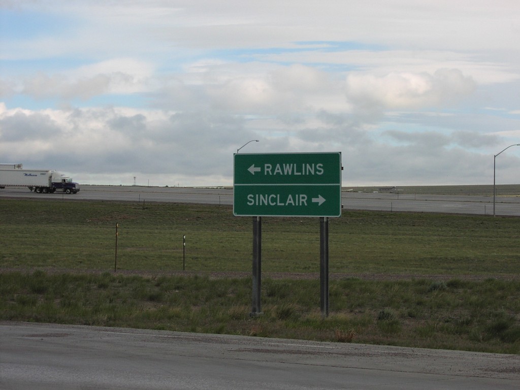 End WY-76 at US-287