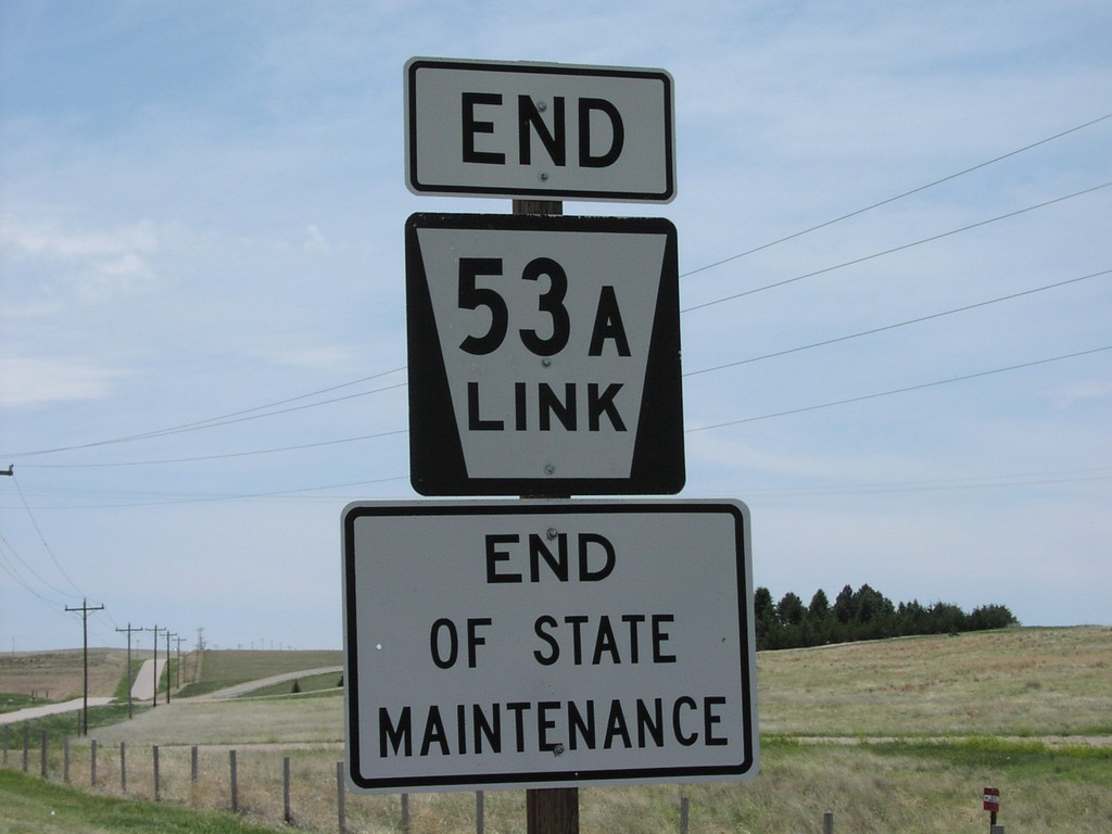 End NE-53A Link at I-80