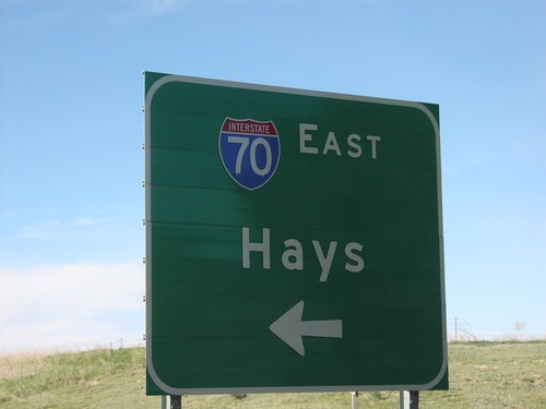 I-70 East Onramp at Exit 1 to Hays