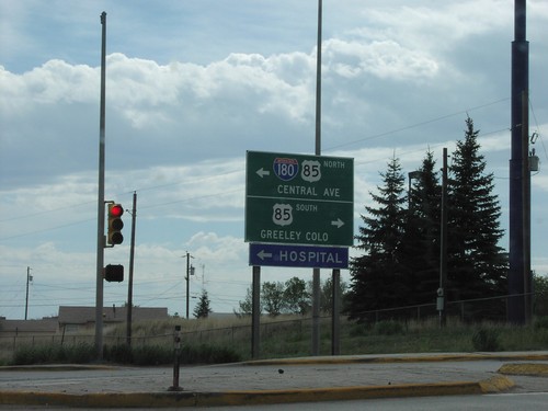 I-80 East Exit 362 Offramp at I-180/US-85