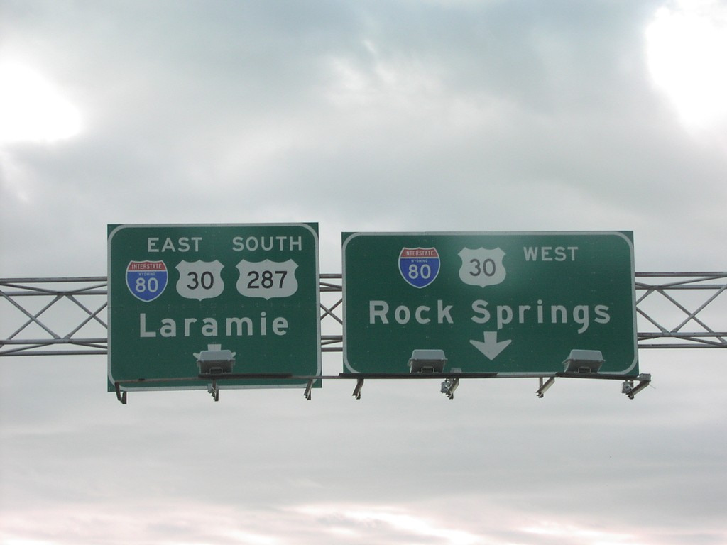 US-287 South at I-80