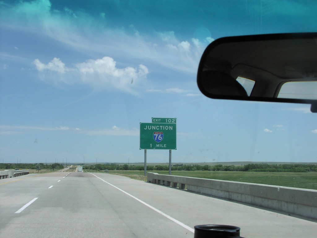 I-80 East Exit 102 - I-76 Jct.