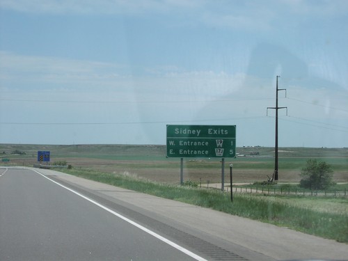 I-80 East - Sidney Exits