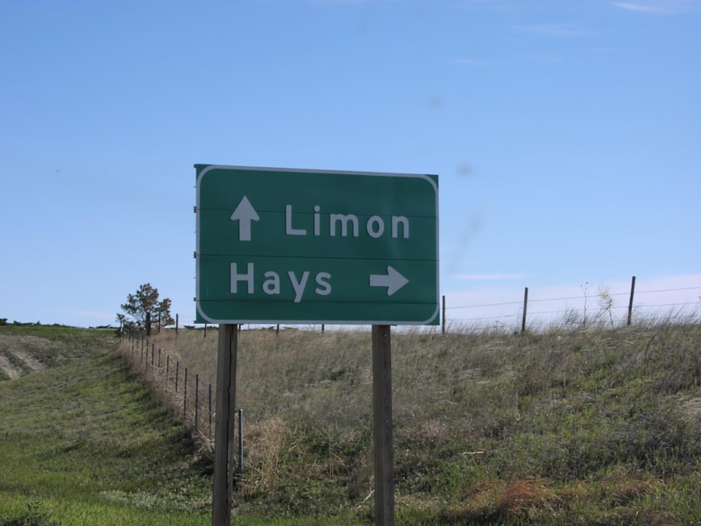 I-70 West Exit 1 Onramp to Limon and Hays