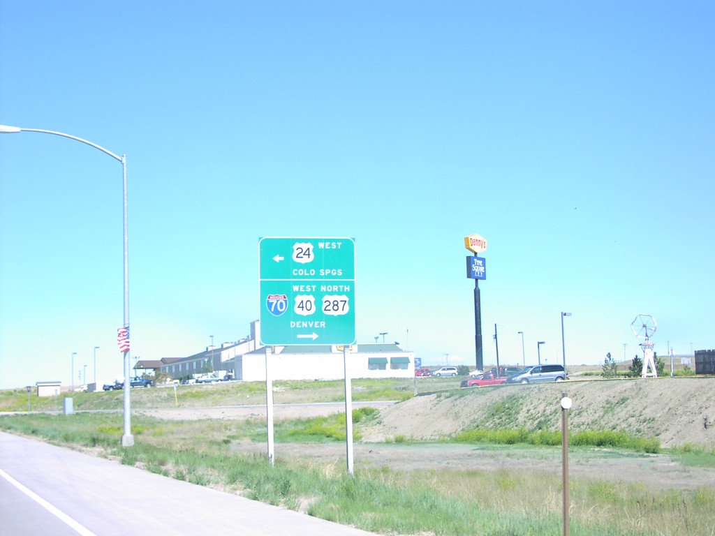 I-70 West Offramp Exit 363 at US-40/US-24/US-287