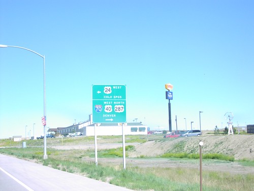 I-70 West Offramp Exit 363 at US-40/US-24/US-287