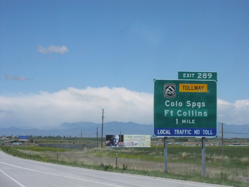 I-70 West - Exit 287