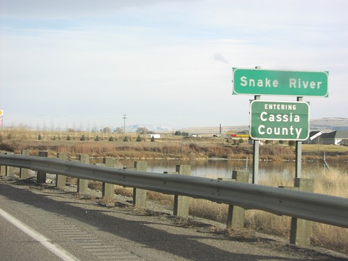 I-84 East - Entering Cassia County/Snake River