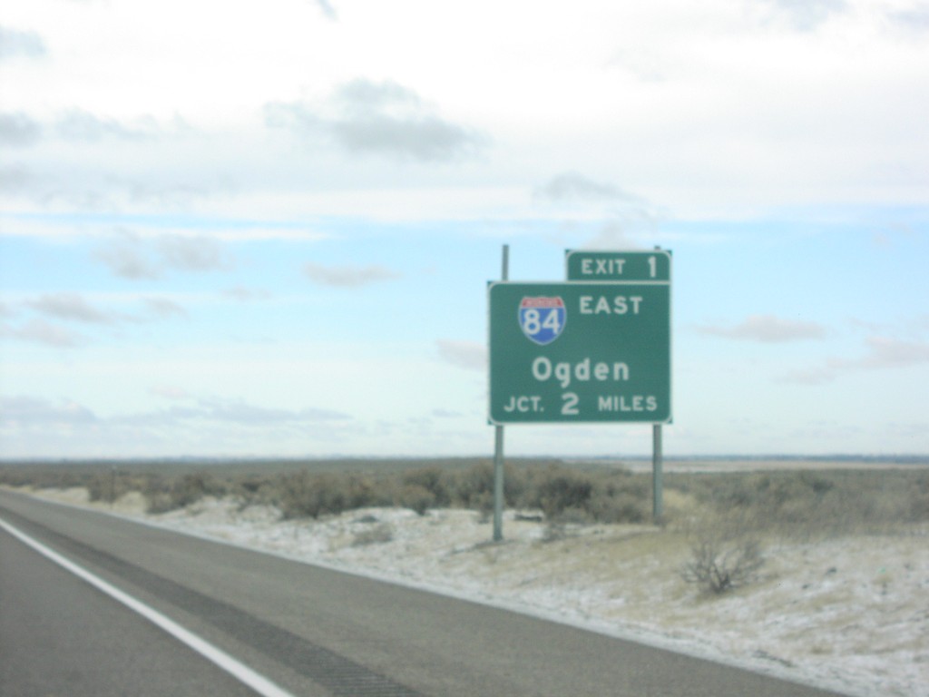 I-86 West Approaching I-84