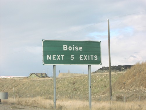 I-84 West - Boise Next 5 Exits