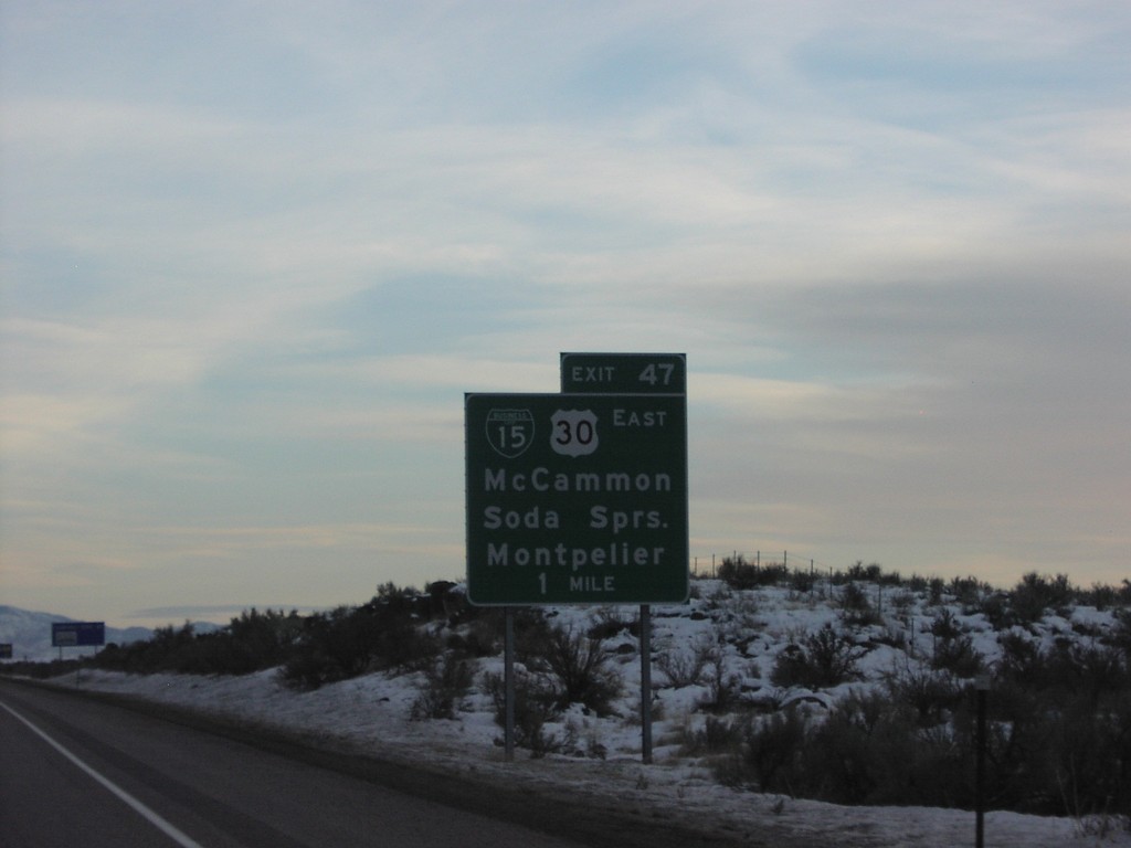 I-15 South Exit 47