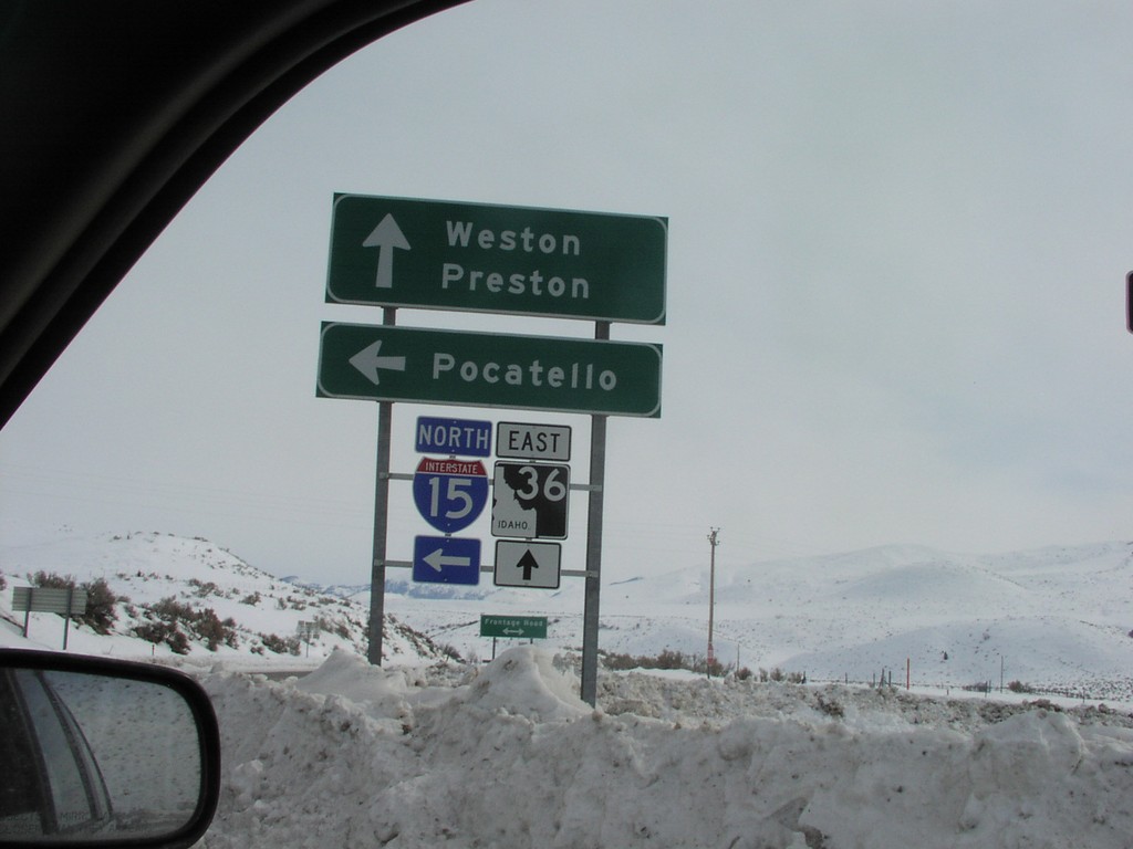 I-15 North - Exit 17 Offramp at ID-36