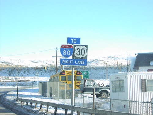 WY-372 East at BL-80/To I-80/To US-30