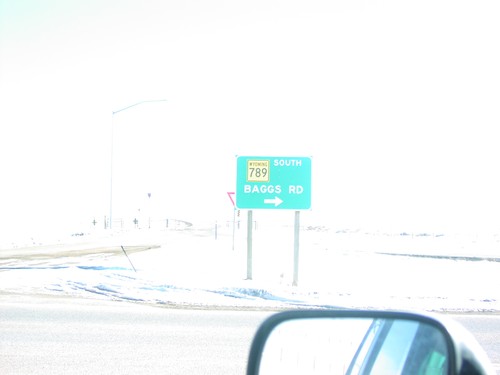 WY-789 South/Baggs Road at I-80 Exit 187