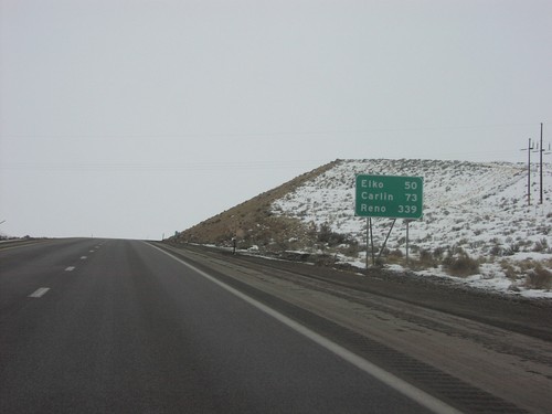 I-80 West - Distance Marker