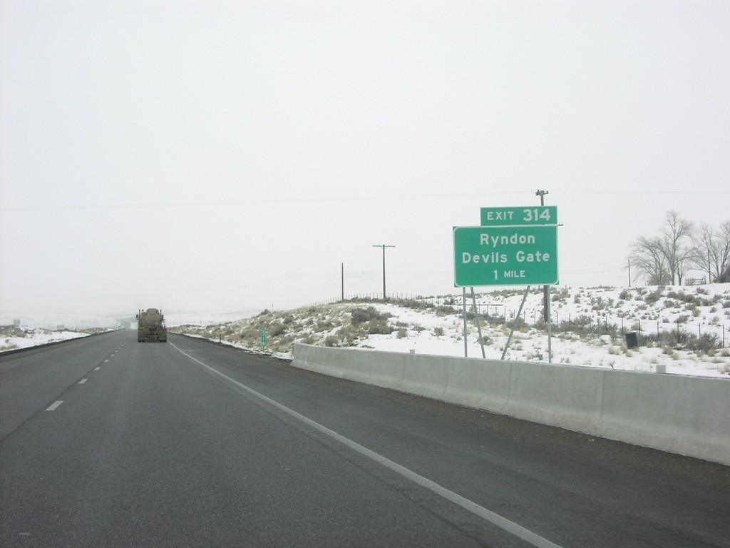 I-80 West Exit 314