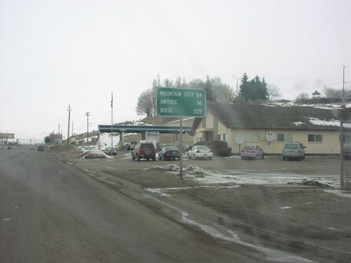 NV-225 North - Distance Marker