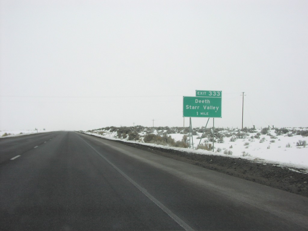 I-80 West Exit 333