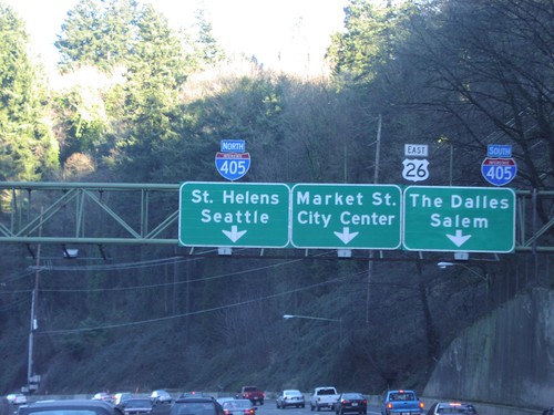 US-26 East Approaching I-405