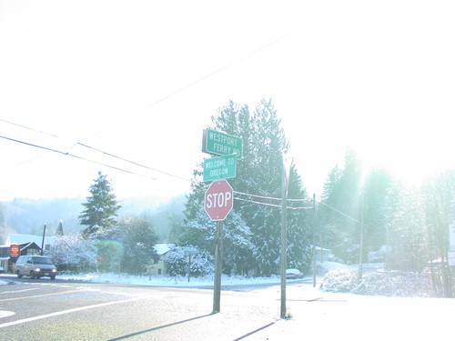 Welcome To Oregon - Westport Ferry Rd/US-30