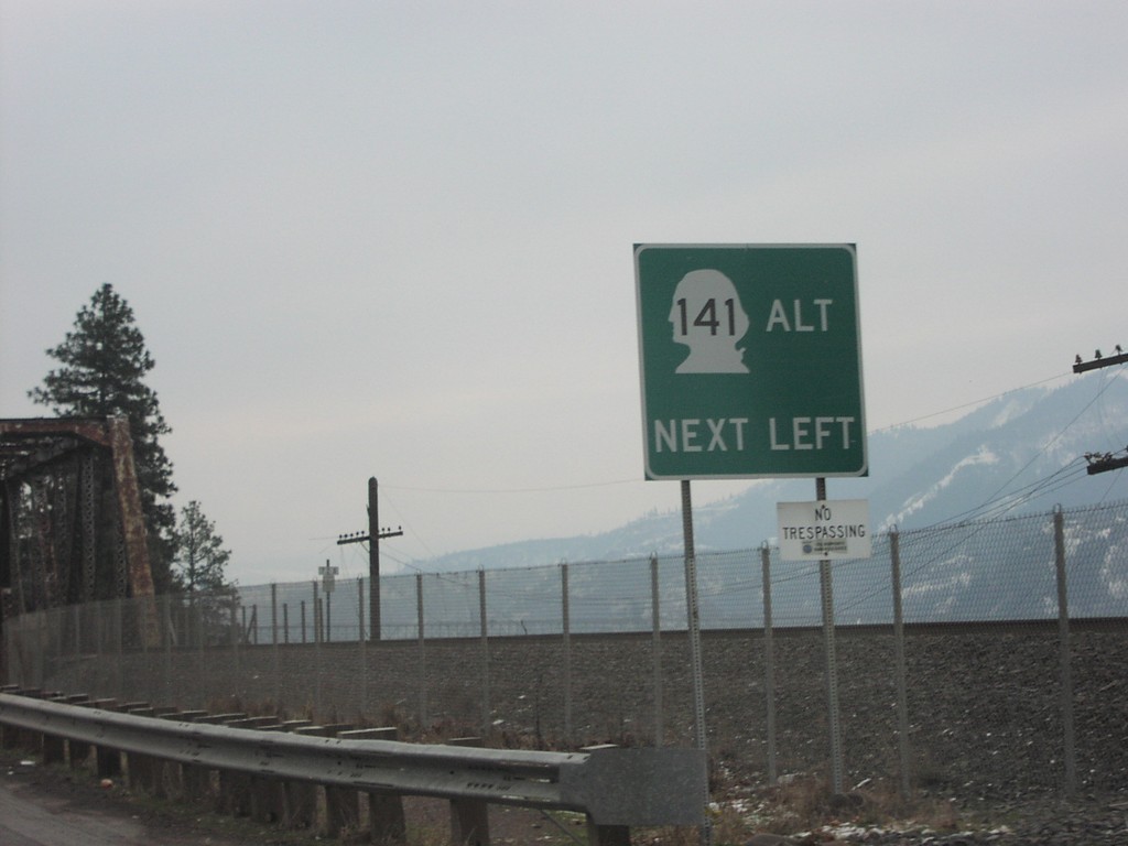 WA-14 East at WA-141 Alt.