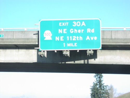 I-205 North Exit 30A