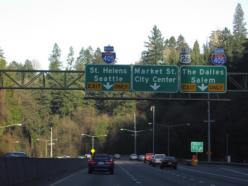 US-26 East at I-405