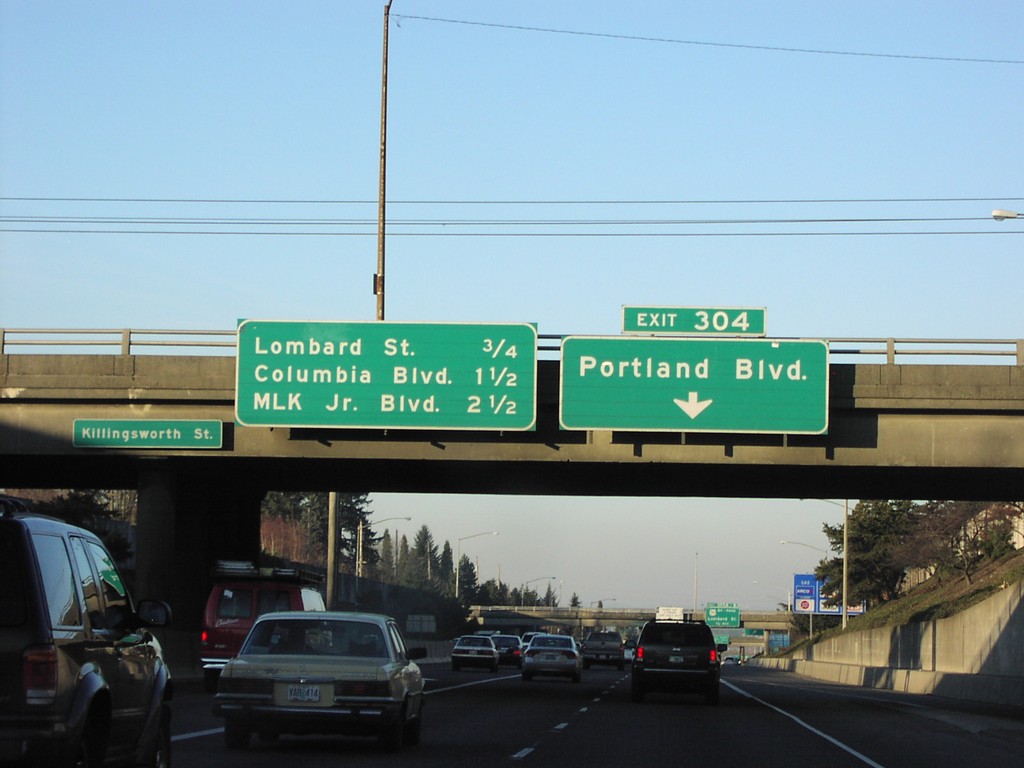 I-5 North Exit 304